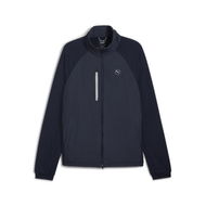 Detailed information about the product Hielands Men's Golf Jacket in Deep Navy, Size Small, Polyester by PUMA