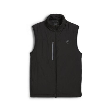 Hielands Men's Golf Vest in Black, Size Medium, Polyester by PUMA