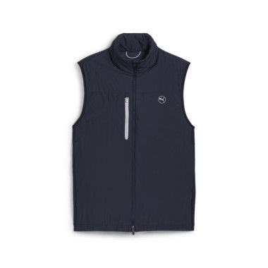 Hielands Men's Golf Vest in Deep Navy, Size 2XL, Polyester by PUMA