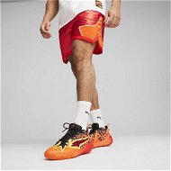 Detailed information about the product HOOPS x CHEETOS Men's Shorts in For All Time Red/Rickie Orange, Size XL, Polyester by PUMA