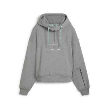 HOOPS x HARRY POTTERâ„¢ Women's Half Zip Top in Medium Gray Heather, Cotton by PUMA