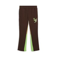 Detailed information about the product HOOPS x LaFrancÃ© Men's Track Pants in Chestnut Brown/Sand Dune/Green Gecko, Size 2XL, Cotton by PUMA