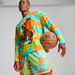 HOOPS x SCOOBY DOO Men's Long Sleeve Top in Aquatic/Lime Smash/Aop, Size Small, Cotton by PUMA. Available at Puma for $80.00