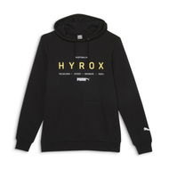 Detailed information about the product HYROX x 2024 Event Unisex Hoodie in Black/Hyrox, Size XL by PUMA