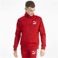 Detailed information about the product Iconic T7 Track Jacket Men in High Risk Red, Size Large, Polyester/Cotton by PUMA