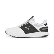 Detailed information about the product IGNITE Elevate Wide Men's Golf Shoes in White/Black/Silver, Size 10.5, Synthetic by PUMA Shoes