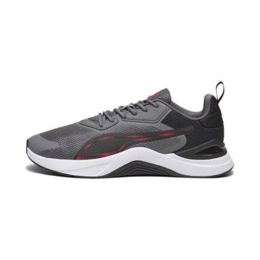 Infusion Unisex Training Shoes in Cool Dark Gray/Black/Fire Orchid, Size 14, Textile by PUMA Shoes