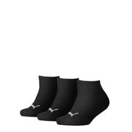 Detailed information about the product Invisible Socks 3 Pack - Youth 8-16 years in Black, Size 10