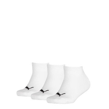 Invisible Socks 3 Pack - Youth 8-16 years in White, Size 10