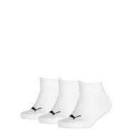 Detailed information about the product Invisible Socks 3 Pack - Youth 8-16 years in White, Size 10