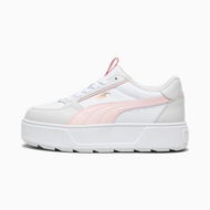Detailed information about the product Karmen Rebelle Women's Sneakers in White/Frosty Pink/Feather Gray, Size 6, Textile by PUMA Shoes