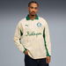 KIDSUPER x SE PALMEIRAS Men's Long Sleeve Retro Shirt in Creamy Vanilla/Vine, Size Small, Polyester by PUMA. Available at Puma for $220.00