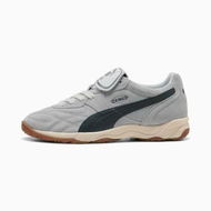 Detailed information about the product King Indoor Suede Unisex Sneakers in Gray Echo/Alpine Snow, Size 9.5, Synthetic by PUMA Shoes