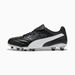 KING LIGA FG/AG Unisex Football Boots in Black/Silver/White, Size 6, Textile by PUMA Shoes. Available at Puma for $150.00