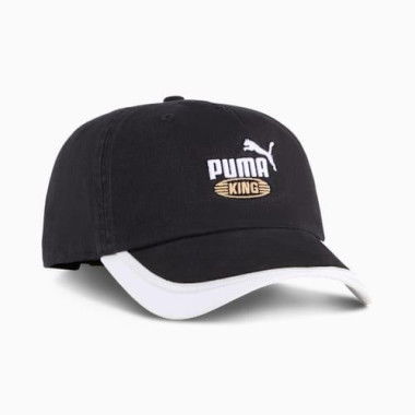 KING Low Curve Baseball Cap in Black, Cotton by PUMA