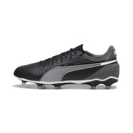 Detailed information about the product KING MATCH FG/AG Unisex Football Boots in Black/White/Cool Dark Gray, Size 10, Textile by PUMA Shoes