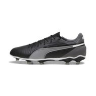 Detailed information about the product KING MATCH FG/AG Unisex Football Boots in Black/White/Cool Dark Gray, Size 12, Textile by PUMA Shoes