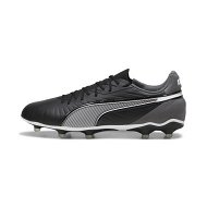 Detailed information about the product KING MATCH FG/AG Unisex Football Boots in Black/White/Cool Dark Gray, Size 9.5, Textile by PUMA Shoes