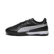 Detailed information about the product KING MATCH TT Unisex Football Boots in Black/White, Size 10.5, Synthetic by PUMA Shoes