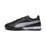 Detailed information about the product KING MATCH TT Unisex Football Boots in Black/White, Size 9, Synthetic by PUMA Shoes