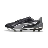 Detailed information about the product KING PRO FG/AG Unisex Football Boots in Black/White/Cool Dark Gray, Size 10, Textile by PUMA Shoes