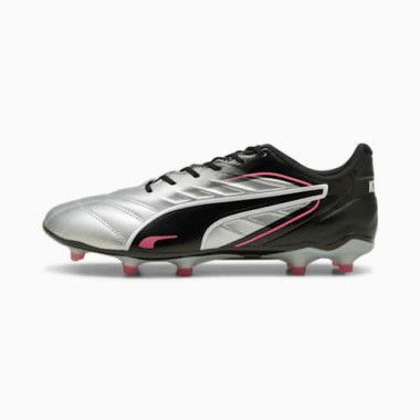 KING PRO FG/AG Women's Football Boots in Silver/Black/Sun Struck, Size 10.5, Textile by PUMA