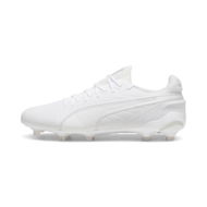 Detailed information about the product KING ULTIMATE FG/AG Unisex Football Boots in White/Silver, Size 14, Textile by PUMA Shoes