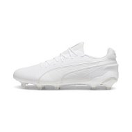 Detailed information about the product KING ULTIMATE FG/AG Unisex Football Boots in White/Silver, Size 7.5, Textile by PUMA Shoes