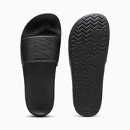 Detailed information about the product Leadcat 2.0 Clean Cat Unisex Slides in Black/Shadow Gray, Size 4 by PUMA