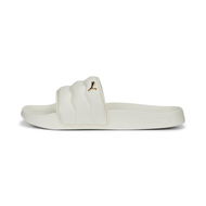 Detailed information about the product Leadcat 2.0 Puffy Women's Slides in Pristine/Metallic Gold, Size 10 by PUMA Shoes