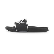 Detailed information about the product Leadcat 2.0 Unisex Slides in Black/White, Size 11, Synthetic by PUMA