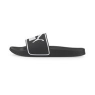 Detailed information about the product Leadcat 2.0 Unisex Slides in Black/White, Size 4, Synthetic by PUMA