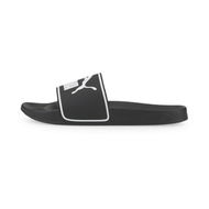 Detailed information about the product Leadcat 2.0 Unisex Slides in Black/White, Size 8, Synthetic by PUMA