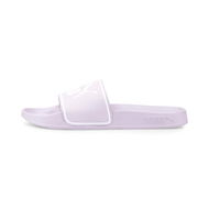 Detailed information about the product Leadcat 2.0 Unisex Slides in Lavender Fog/White, Size 13, Synthetic by PUMA