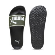 Detailed information about the product Leadcat 2.0 Unisex Slides in Myrtle/White/Black, Size 13, Synthetic by PUMA