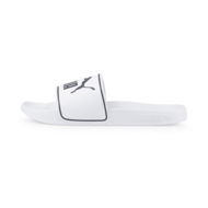 Detailed information about the product Leadcat 2.0 Unisex Slides in White/Black, Size 12, Synthetic by PUMA