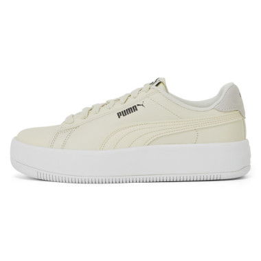 Lily Platform Laced Women's Sneakers in Ivory Glow/Ivory Glow/Black, Size 6, Textile by PUMA