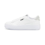 Detailed information about the product Lily Platform Laced Women's Sneakers in White/Black, Size 5.5, Textile by PUMA