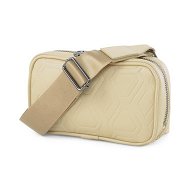 Detailed information about the product LUXE SPORT Boxy Waist Bag Bag in Light Sand/Aop, Polyester by PUMA