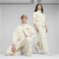 Detailed information about the product LUXE SPORT T7 Unisex Track Jacket in Alpine Snow, Size 2XL, Cotton by PUMA