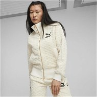 Detailed information about the product LUXE SPORT T7 Unisex Track Jacket in Alpine Snow, Size XL, Cotton by PUMA