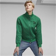 Detailed information about the product LUXE SPORT T7 Unisex Track Jacket in Archive Green, Size 2XL, Cotton by PUMA