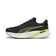 Detailed information about the product Magnify NITROâ„¢ 2 Running Shoes Men in Black/Lime Pow, Size 9.5, Synthetic by PUMA Shoes