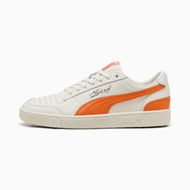Detailed information about the product Majesty Unisex Sneakers in Warm White/Orange Poppy, Size 7.5, Textile by PUMA Shoes