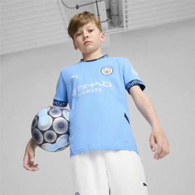 Manchester City 24/25 Home Jersey Shirt - Youth 8