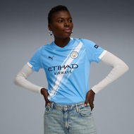 Detailed information about the product Manchester City 25/26 Women's Home Jersey Shirt in Team Light Blue/White, Size XS, Polyester by PUMA