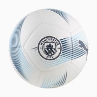 Detailed information about the product Manchester City Essentials Football in White/Deep Navy, Size 5 by PUMA