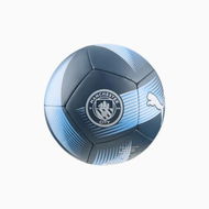 Detailed information about the product Manchester City Essentials Mini Football in Navy/Team Light Blue by PUMA