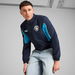 Manchester City Football ARCHIVE Men's Jacket in Navy/Team Light Blue, Size Small, Polyester by PUMA. Available at Puma for $130.00