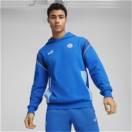 Detailed information about the product Manchester City FtblArchive Men's Hoodie in Racing Blue/Team Light Blue, Size Medium, Cotton by PUMA